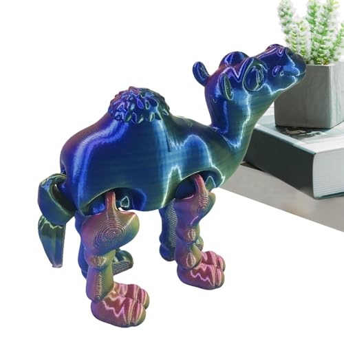 Mimoqk Wüstenfiguren-Dekor, kleine Wüstentiere-Figuren | 3D-Druck Tierstatue Heimdekoration - Tierskulptur Home Decor Kinderspielzeug für Arbeitsplatz, Spieltisch von Mimoqk