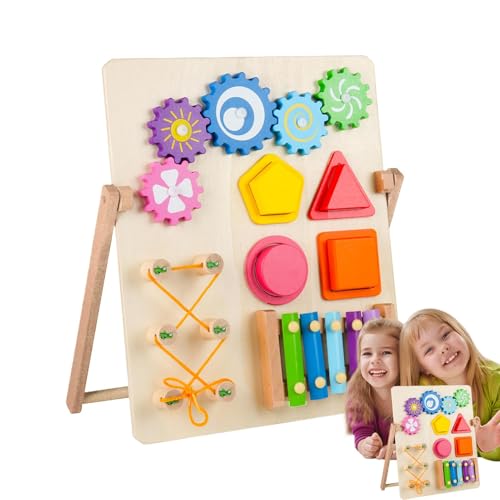 Motor Skills Developmental Toy, Kids Learning Board for Early Learning, Interactive Puzzle Game Matching Toy For And Boys Aged 3+, Fun Learning Toy For Children von Mimoqk