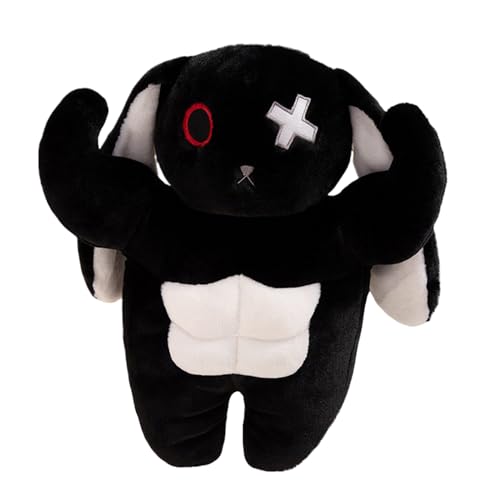 Rabbit Plüsch, Scary Muscle Bunny Toy, Soft Huggable Stuffed Doll, Muscular Design, Throw Pillow for Sofa, Bedside, Car, Kids, Erwachsene, Christmas, Holiday, 29 x 14 x 10 cm Rabbit Plüsch, Scary Muscle Bunny Toy, Soft Huggable Stuffed Doll, Muscular Design, Throw Pillow for Sofa, Bedside, Car, Kids, Erwachsene, Christmas, Holiday, 29 x 14 x 10 cm von Mimoqk