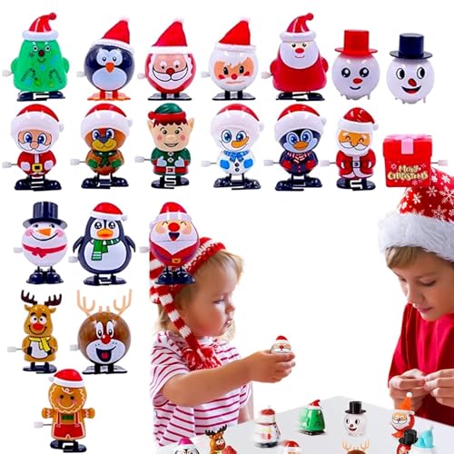 Stocking Stuffers Toys, Clockwork Santa Claus, Jumping Penguin Toy, Winter Festival Toys, Clockwork Holiday Toys Best Christmas Walking Toys Fun Stocking Stuffers for Holiday Celebrations von Mimoqk