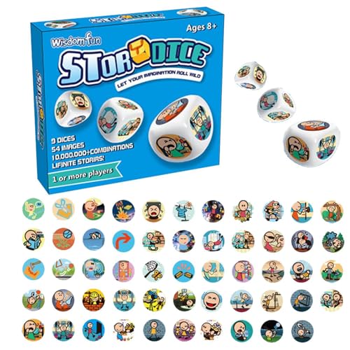 Story Telling Cubes For Kids | Educational Storytelling Dice Game | Creative Story Game For Developing Beobachtung Skills And Imagination Educational Storytelling Dice Game For Kids | Creative Story T von Mimoqk