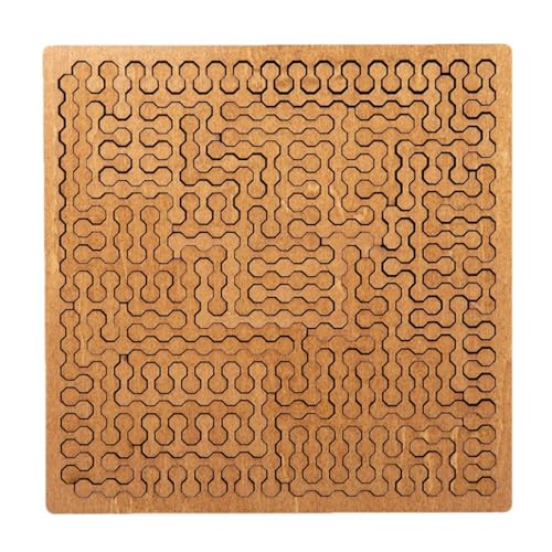 Stress Toys Wooden Puzzles, Brain Teaser Puzzles, Fine Motor Educational Toys, Creative Pattern Puzzle, Wooden Creative Pattern Wooden Puzzles for Kids, Stress Relief Educational Toys von Mimoqk