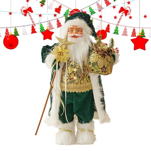 Weihnachtsdekorationen für den Tisch, Weihnachtsmann-Puppenfigur, Party-Weihnachtsmann-Figur, stehende Weihnachtsmann-Verzierung, Weihnachtsmann-Dekoration, festliche Weihnachtsmann-Figur, Feiertagsor von Mimoqk