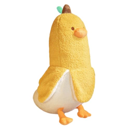 Bananen Enten Plüschtier 50cm, Superweiche PP Baumwoll Puppenspielzeug, Bananen Plüsch Kissen, Umarmungskissen, Kuscheltier Geschenk Für Kinder, Baby, Mädchen, Jungen, Heimdekoration von Minan