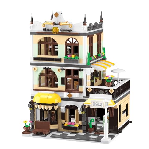 Römisches Restaurant Baukasten Spielzeug - 3-stöckiges Architektur Set, Mini Block Geschenk Junge Mädchen 14 Jahre alt von MindBox