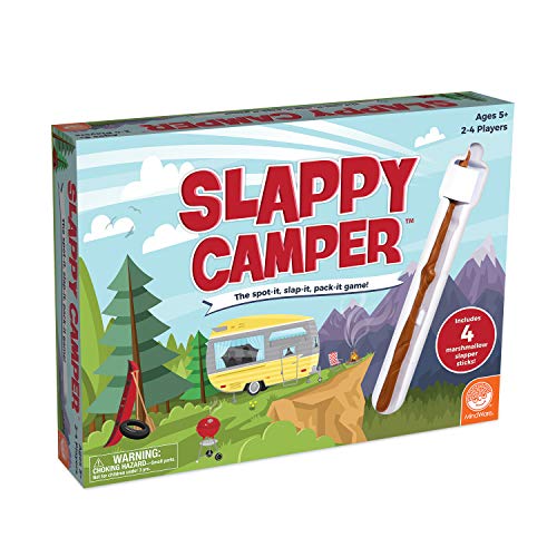 MindWare Slappy Camper Strategiespiel - Denken Sie schnell und füllen Sie Ihren Camper - für 2-4 Spieler - ab 5 Jahren von MindWare