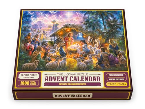 The Jigsaw Puzzle Adventskalender - Krippe von Abraham Hunter von Mindmade