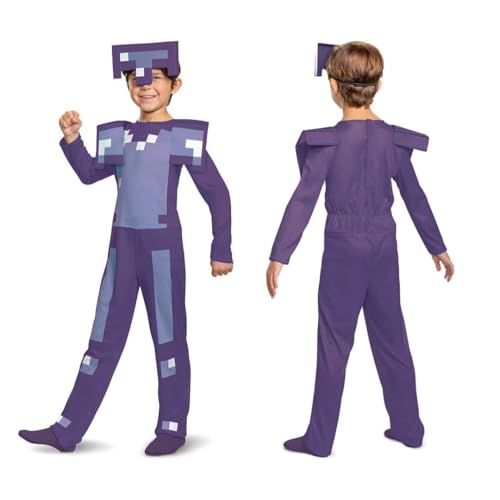 Disguise 108819G-15L Enchanted Armor Klassischer Jumpsuit, Minecraft Dress Up & Accessoires, Lila, 10-12 Jahre Disguise 108819G-15L Enchanted Armor Klassischer Jumpsuit, Minecraft Dress Up & Accessoires, Lila, 10-12 Jahre von Minecraft