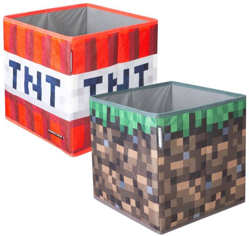 Minecraft Aufbewahrungsboxen 2er-Pack, TNT von Minecraft