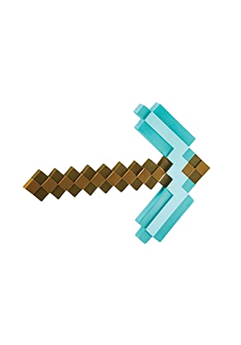 Minecraft DISKX65685 Disguise Accessories Kostüm, Diamant Spitzhacke, 4 Jahre+, Einheitsgröße, Zubehör, 4+Jahre, Pickaxe von DISGUISE