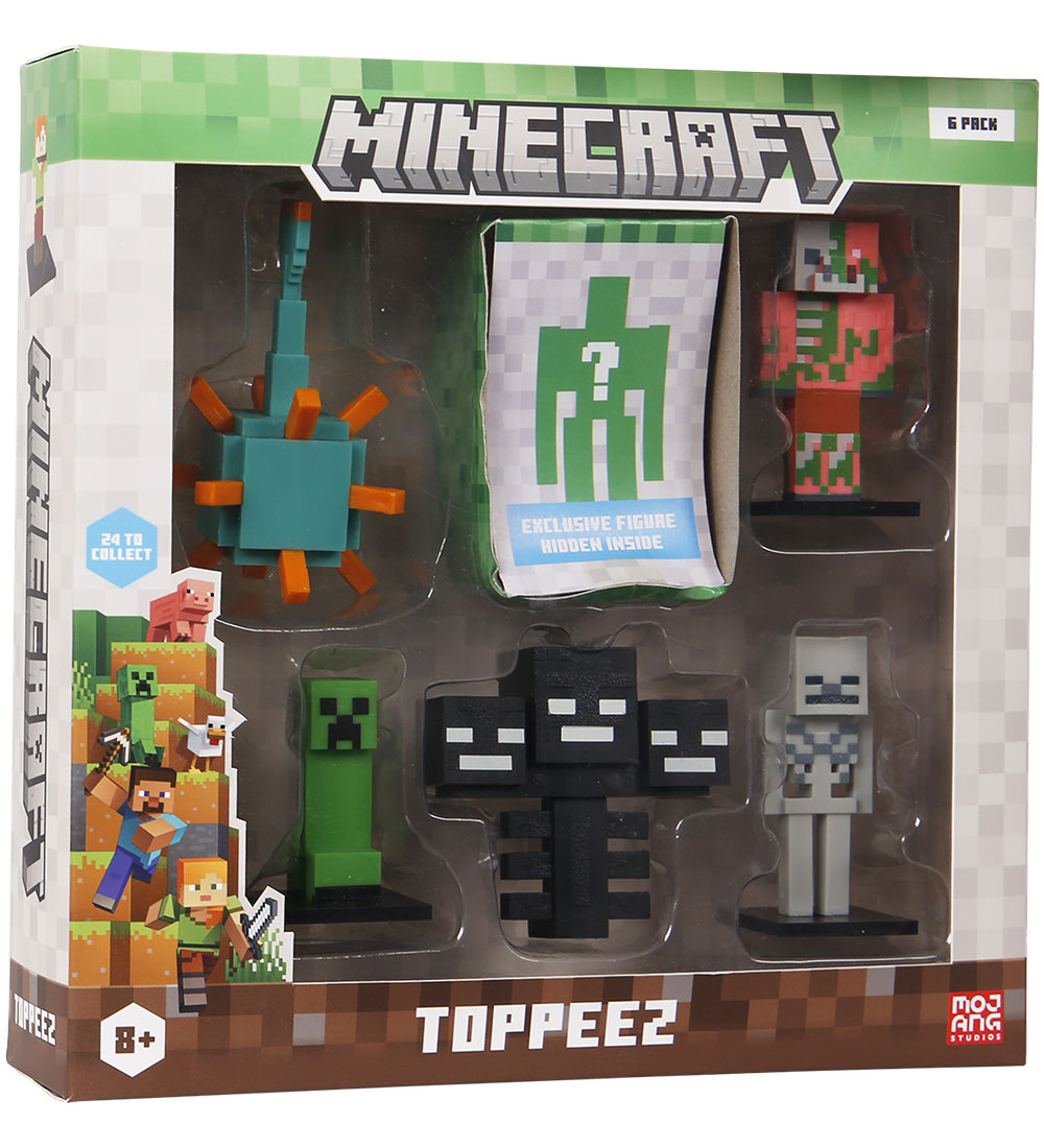 Minecraft Spielfiguren - 3D - 6er-Pack - Minecraft - One Size - Spielzeugfiguren Minecraft Spielfiguren - 3D - 6er-Pack - Minecraft - One Size - Spielzeugfiguren von Minecraft