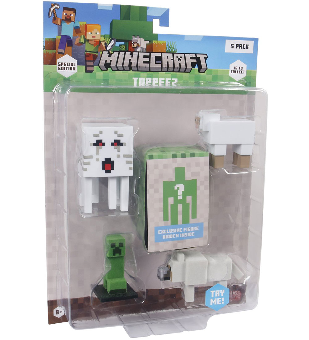 Minecraft Spielfiguren - 3D Sonderedition - 5er-Pack - Minecraft - One Size - Spielzeugfiguren Minecraft Spielfiguren - 3D Sonderedition - 5er-Pack - Minecraft - One Size - Spielzeugfiguren von Minecraft
