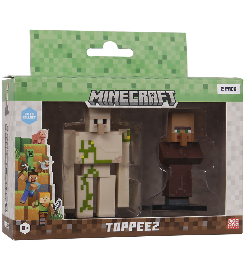 Minecraft Spielzeugfiguren – 3D – 2er-Pack – Golem/Dorfbewohner - Minecraft - One Size - Spielzeugfiguren Minecraft Spielzeugfiguren – 3D – 2er-Pack – Golem/Dorfbewohner - Minecraft - One Size - Spielzeugfiguren von Minecraft