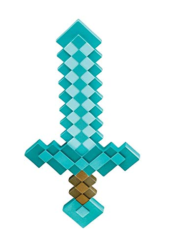 Disguise DISKX65684 Minecraft Kunststoff-Replik Diamant-Schwert Zubehör, Sword, Einheitsgröße von Minecraft