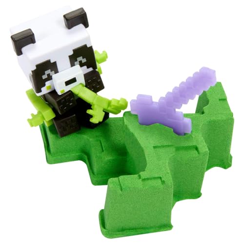 Minecraft Vanilla Mini Mining Panda Actionfigur für Kinder ab 6 Jahren von Minecraft