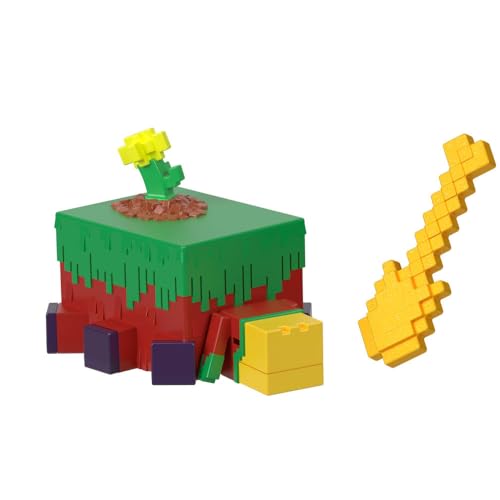 Minecraft Vanilla Mini Mining Sniffer Actionfigur Bagger für Kinder ab 6 Jahren von Minecraft