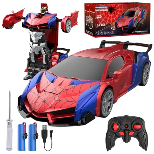 Mineup 2 in 1 Ferngesteuertes Auto, 2,4Ghz Transforming RC Spielzeug mit Licht, RC Cars Spielzeug mit Fernbedienung,1:18 Drift Car, Spielzeu Rennauto Für Ab 4 5 6 7 8 + Jahre Kinder Und Erwachsene Mineup 2 in 1 Ferngesteuertes Auto, 2,4Ghz Transforming RC Spielzeug mit Licht, RC Cars Spielzeug mit Fernbedienung,1:18 Drift Car, Spielzeu Rennauto Für Ab 4 5 6 7 8 + Jahre Kinder Und Erwachsene von Mineup