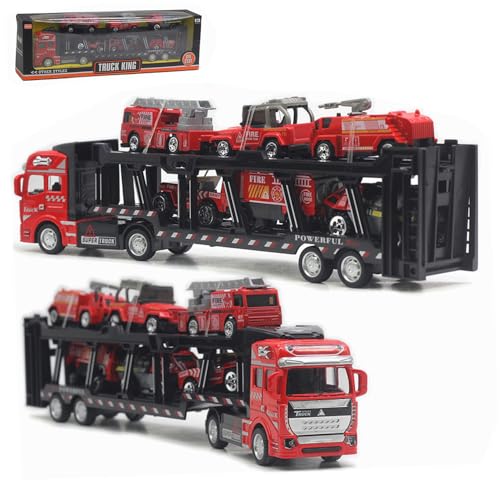 Mineup Feuerwehrauto, 7in1 Feuerwehr Autos Spielzeug, Autotransporter, Mini Metall Auto Spielzeugset, Einsatzfahrzeug Kinder Autos Spielzeug, Rettung Feuerwehrauto Spiele Ab 2 3 4 5 Jahr Kinder Mineup Feuerwehrauto, 7in1 Feuerwehr Autos Spielzeug, Autotransporter, Mini Metall Auto Spielzeugset, Einsatzfahrzeug Kinder Autos Spielzeug, Rettung Feuerwehrauto Spiele Ab 2 3 4 5 Jahr Kinder von Mineup