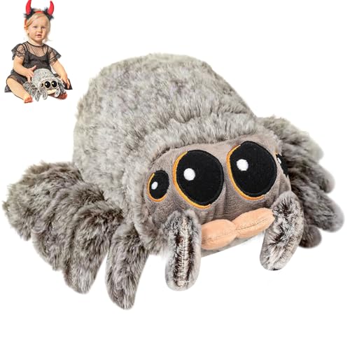 Mineup Niedliches Spinnen-Plüschtier, 20 cm Kuscheltiere Simulation Spinne, Plüschspinne Mit Großen Augen, Halloween Cartoon Spinne Plüschtier, Geschenk Halloween Für Kinder Und Erwachsene Mineup Niedliches Spinnen-Plüschtier, 20 cm Kuscheltiere Simulation Spinne, Plüschspinne Mit Großen Augen, Halloween Cartoon Spinne Plüschtier, Geschenk Halloween Für Kinder Und Erwachsene von Mineup