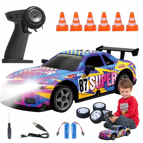 Mineup RC Drift Car, 1:22 Ferngesteuertes Auto, 15km/h 4WD RC Cars Spielzeug, 2,4Ghz Spielzeugauto, RC Auto mit Fernbedienung, Spielzeug Rennauto mit LED-Licht für Ab 5 6 7 8 + Jahre Kinder Erwachsene Mineup RC Drift Car, 1:22 Ferngesteuertes Auto, 15km/h 4WD RC Cars Spielzeug, 2,4Ghz Spielzeugauto, RC Auto mit Fernbedienung, Spielzeug Rennauto mit LED-Licht für Ab 5 6 7 8 + Jahre Kinder Erwachsene von Mineup