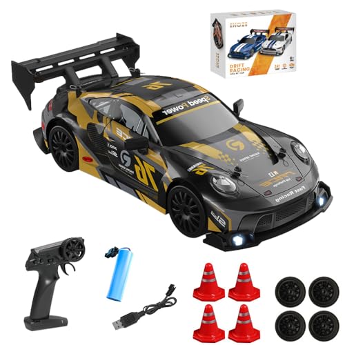 Mineup RC Drift Car, 1:24 Rennauto Ferngesteuert, 20km/h 4WD Ferngesteuertes Auto, 2,4Ghz RC Cars Spielzeug mit Fernbedienung, Spielzeug Rennauto mit LED-Licht für Ab 5 6 7 8 + Jahre Kinder Erwachsene Mineup RC Drift Car, 1:24 Rennauto Ferngesteuert, 20km/h 4WD Ferngesteuertes Auto, 2,4Ghz RC Cars Spielzeug mit Fernbedienung, Spielzeug Rennauto mit LED-Licht für Ab 5 6 7 8 + Jahre Kinder Erwachsene von Mineup