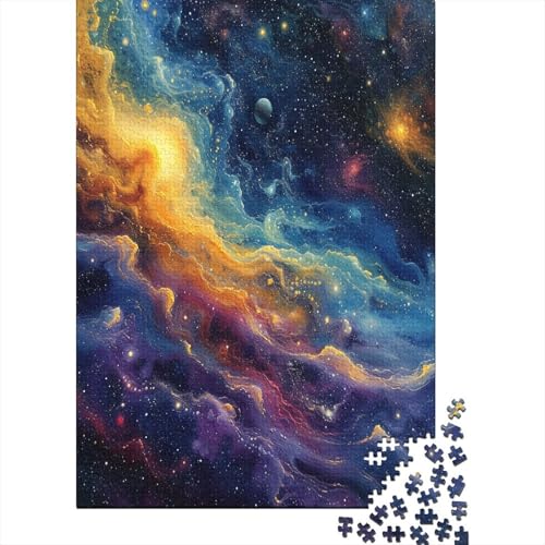 A Sky Full of Galaxien 1000 Teile,Impossible Puzzle,GesKükenlichkeitsspiel Für Die Ganze Familie, Erwachsenen Puzzlespiel Puzzel 1000pcs (75x50cm) von MingSheng