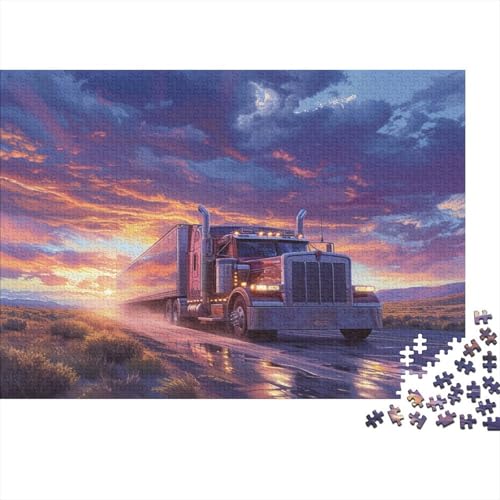 Big Truck Puzzlespiel 1000 Teile Erwachsene -Puzzle 1000 Stück Spiel Puzzles Für Erwachsene Kinder Puzzle Erwachsenen Puzzlespiel Puzzel 1000pcs (75x50cm) von MingSheng