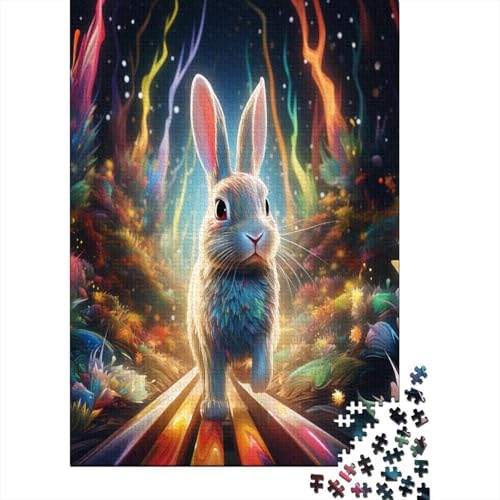 Kaninchen Puzzle 1000 Teile Puzzle Für Erwachsene Und Kinder Ab 14 Jahren Puzzel 1000pcs (75x50cm) von MingSheng