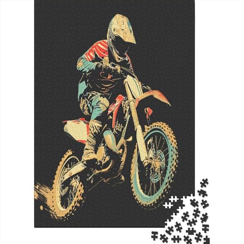 Kreuz-Country Motorcycle Puzzlespiel 1000 Teile Puzzle Für Erwachsene Und Kinder Ab 14 Jahren, Puzzle Erwachsenen Puzzlespi Puzzel 1000pcs (75x50cm) von MingSheng