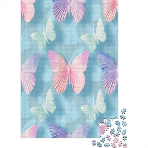 Schmetterling Puzzle 1000 Teile - Puzzle Für Erwachsene, Puzzle, Puzzlespiel Erwachsenen Puzzlespiel Puzzel 1000pcs (75x50cm) von MingSheng