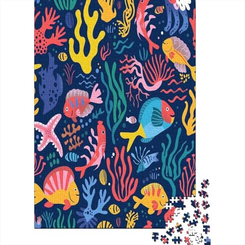 Shoal of SternFische Puzzlespiel 1000 Teile Puzzle Für Erwachsene Und Kinder Ab 14 Jahren, Puzzle Erwachsenen Puzzlespi Puzzel 1000pcs (75x50cm) von MingSheng