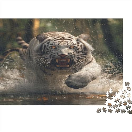 Tiger Puzzle 1000 Teile Puzzle Für Erwachsene Und Kinder Ab 14 Jahren Puzzel 1000pcs (75x50cm) von MingSheng