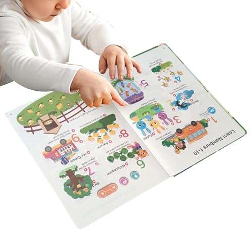 Sprechende Wortbücher | Frühes Lernbuch - Pädagogisches Interaktives Spielzeug Englisch Lernhilfe Für Kinder Mädchen Kleinkinder Vorschulkinder Sprechende Wortbücher | Frühes Lernbuch - Pädagogisches Interaktives Spielzeug Englisch Lernhilfe Für Kinder Mädchen Kleinkinder Vorschulkinder von Mingchengheng