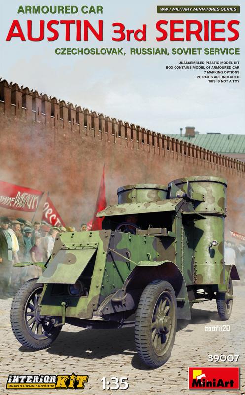 Austin Armoured Car 3rd Series:Czechoslovak,Russian,Soviet Service - Interior Kit von Mini Art