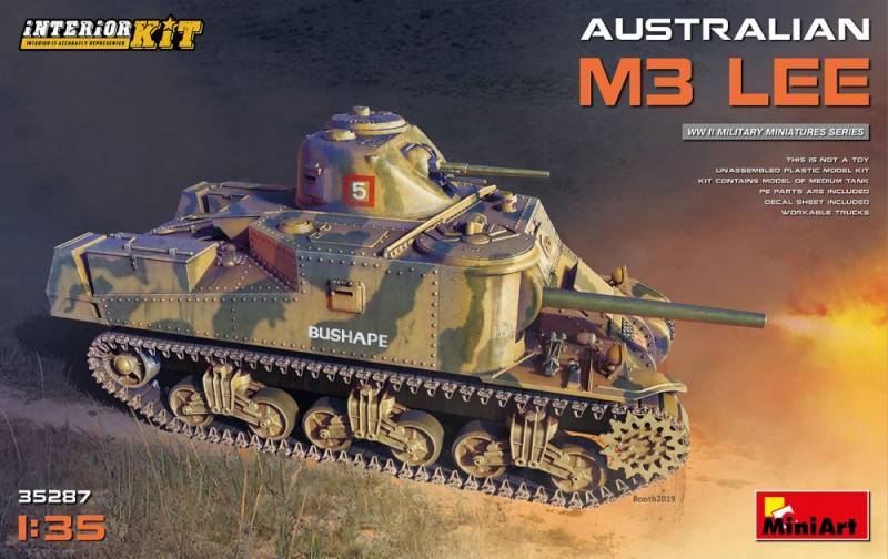 Australian M3 Lee - Interior Kit von Mini Art