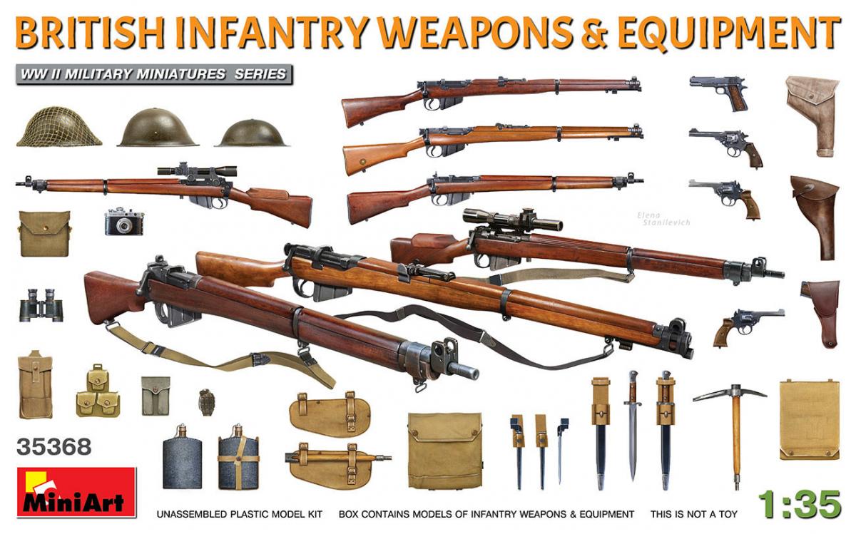 British Infantry Weapons & Equipment von Mini Art