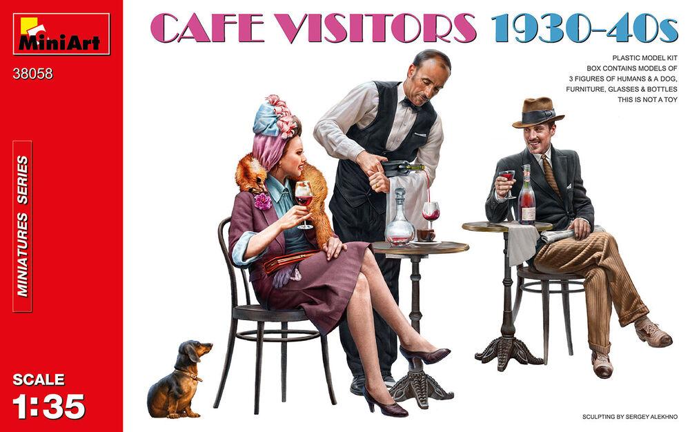 Cafe Visitors 1930-40s von Mini Art