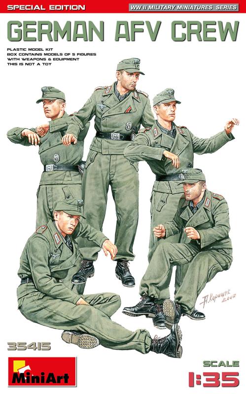 Deutsche AFV Crew - Spezial Edition - 5 Figuren von Mini Art