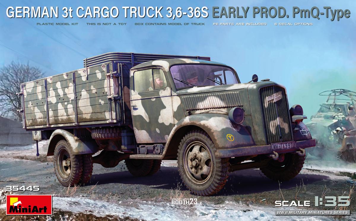 Dt. 3t. Cargo Truck frühe Produktion von Mini Art