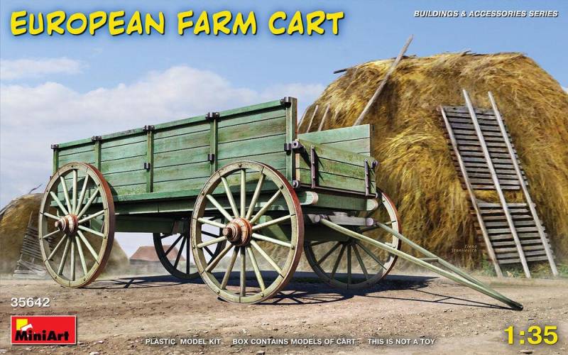 European Farm Cart von Mini Art