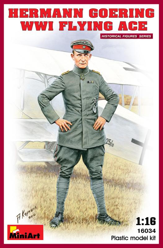 Figur Herm. Goering WWI Flieger-Ass von Mini Art