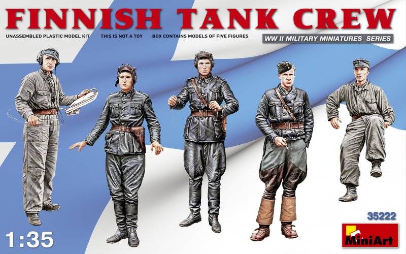 Finnish Tank Crew von Mini Art