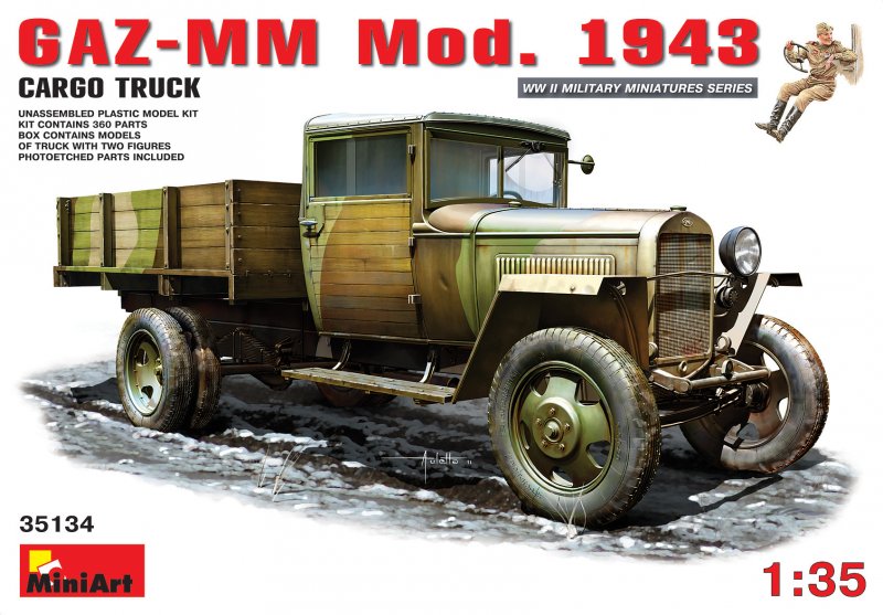 GAZ-MM.Mod. 1943. Cargo Truck von Mini Art