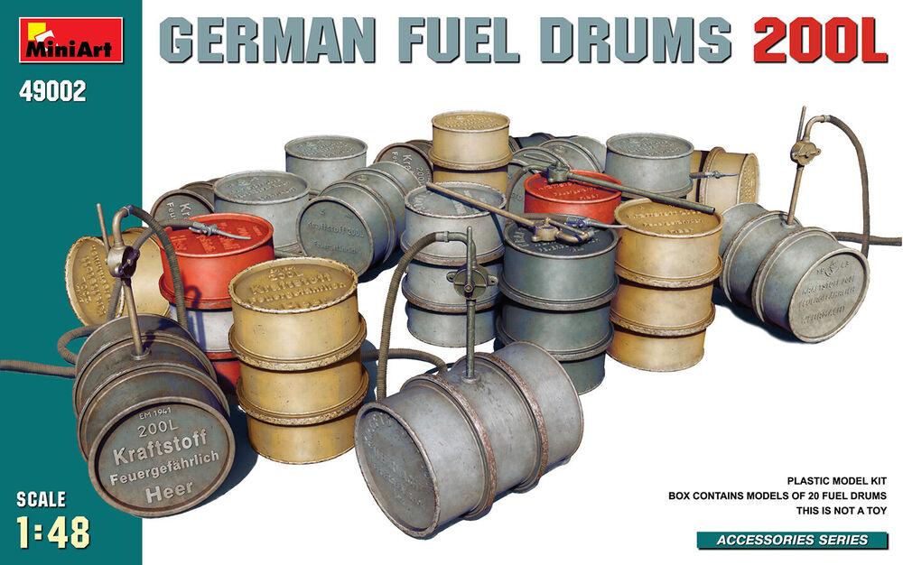 German Fuel Drums 200L von Mini Art