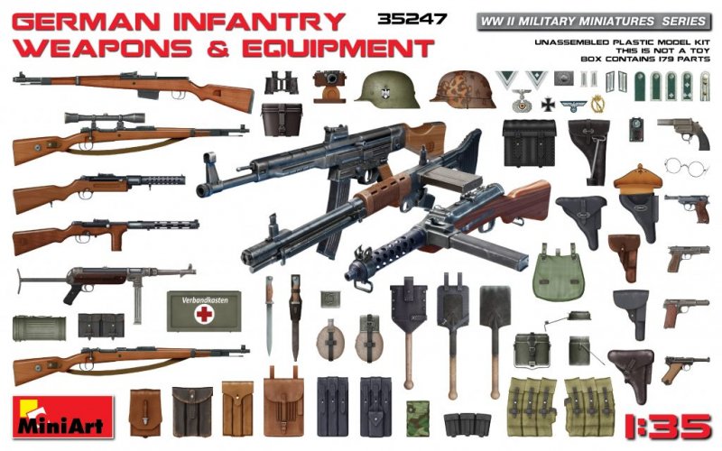 German Infantry Weapons & Equipment von Mini Art