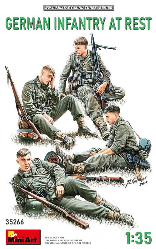 German Infantry at Rest von Mini Art