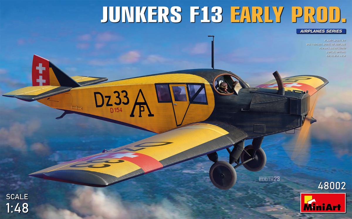 Junkers F13. frühe Produktion von Mini Art