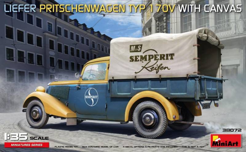 Lieferwagen Typ 170V mit Pritsche von Mini Art