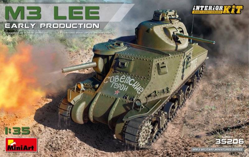 M3 Lee Early Production - Interior Kit von Mini Art