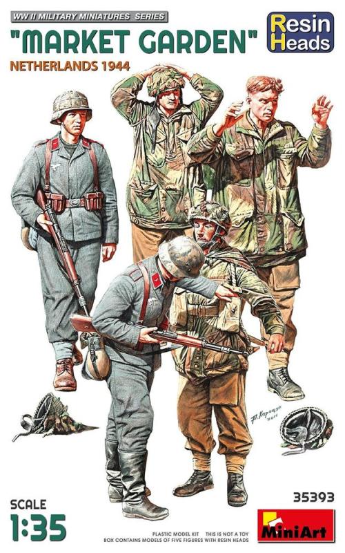 Market Garden (Netherlands 1944) Resin Heads von Mini Art